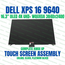 Dell XPS 16 9640 OLED UHD Touch Screen LCD Assembly JGRG7 0JGRG7