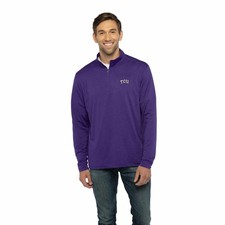 Vantage Apparel Men's Collegiate Premium Lightweight Stretchy Team Color 1/4 Zip