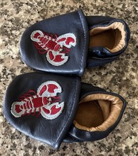 Lobster Themed Baby Shoes LL Bean 0-6 Months Slipons