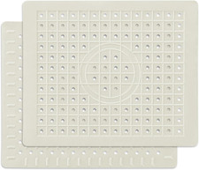 Kitchen Sink Mat, 12" X 10" Dish Drying Mat, Sink Protector Mats for Bottom of K