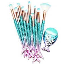 11PCS Makeup Brushes Set, Foundation Eyebrow Eyeliner Blush Cosmetic Concealer.