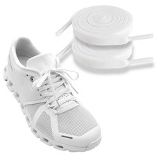 UamGlsob 1/4'' Thin Shoe Laces for On Cloud Sneakers, 6mm 54"/140cm, White
