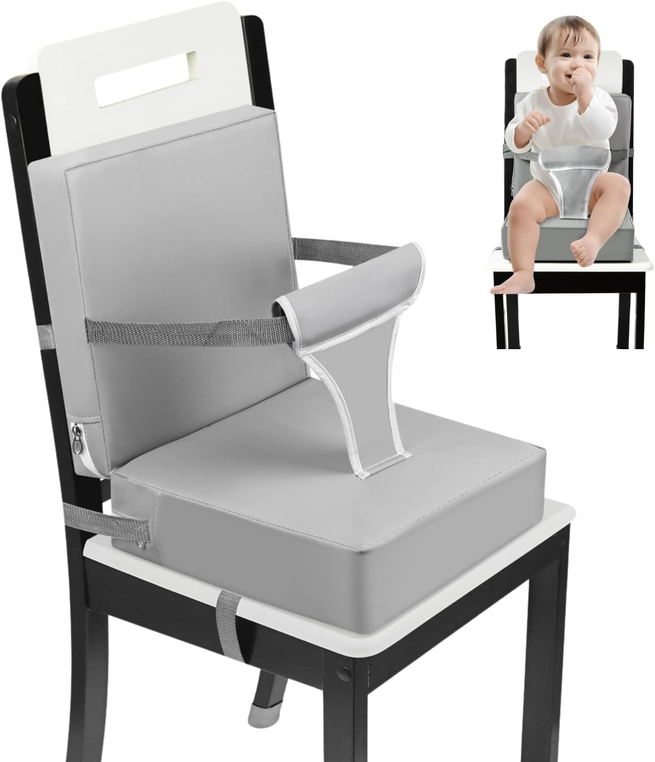 Toddler Booster Seat for Dining Table, Portable High Chair Seat, Table Booster S
