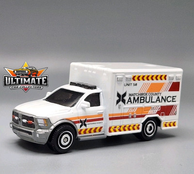 2016 Ram Ambulance Matchbox County Collectible 1/64 Scale Diecast Collector Car 