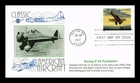 US COVER BOEING P-26 PEASHOOTER CLASSIC AMERICAN AIRCRAFT FIRST DAY ISSUE