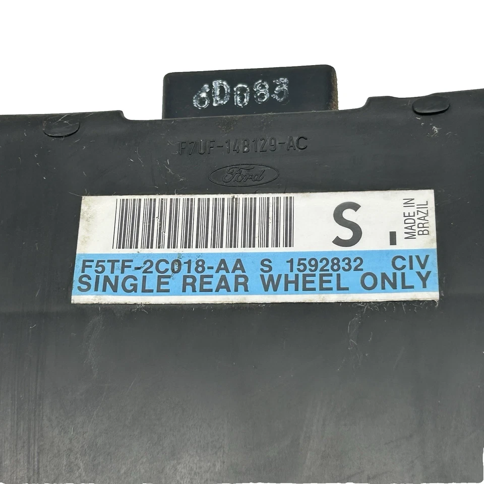 Módulo de control ABS de rueda trasera única Ford F250 F350 1993-1997 F5TF-2C018-AA Foto 2 de 4