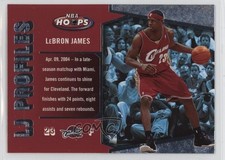 2005-06 NBA Hoops LJ Profiles LeBron James #LBJ-5 4g8