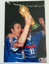 Christophe Dugarry signed 10x8 photo France RACC Trusted Seller ACGCert