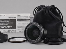 Fujifilm WCL-X70 WCL X70 Wide Conversion Lens Black TOP MINT From Japan