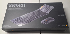 ProtoArc Foldable Keyboard and Mouse, XKM01 Folding Wireless Keyboard Mouse OPEN