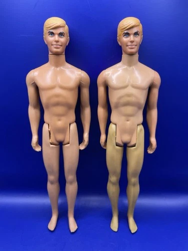 Vintage 1970’s Malibu Ken Dolls (2) Hong Kong 1968 By Mattel - TLC