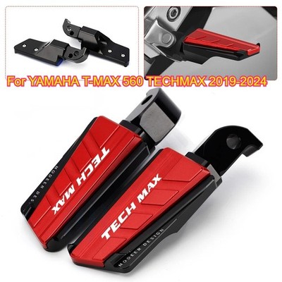 For Yamaha TMAX560 TECH MAX 560 T-MAX Rear Foot Pegs Rests Passenger Footrests