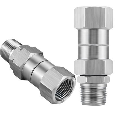 #ad 2 PACK Pressure Washer Swivel 3 8quot; NPT Stainless Steel 360° Rotating Kink Free $25.79
