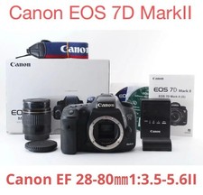 Canon EOS 7D Mark II Digital SLR Camera with EF 28-80mm Lens Excellent Condition