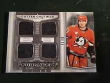 2024-25 Upper Deck the Cup - Foundations Quad Jerseys Cutter Gauthier #F-CG /99