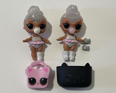 Lol Surprise Kitty Queen Color Change Surprise Glitter Series set of 2 pre-owned