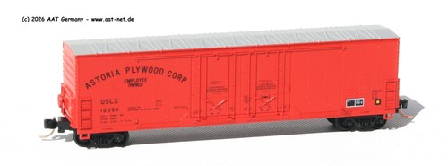 Atlas N 50005209 - 53´ Evans Boxcar USLX / Astoria #10054; aga NEW, ohne OVP | Condition: Gebraucht