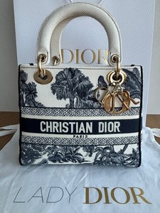 未使用級　カシミヤ100%　ディオール　ポンチョ　シグネチャーバンドロゴ　紺 Chiristian Dior オブリーク グローヴ 25 ミディアム 2way ハンド