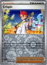 Crispin - Reverse Holo Uncommon SV: Prismatic Evolutions 105/131 NM