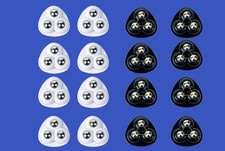 Universal Swivel Casters, Triple Steel Ball Bearings, 360° Rotation, Steel 4Pcs