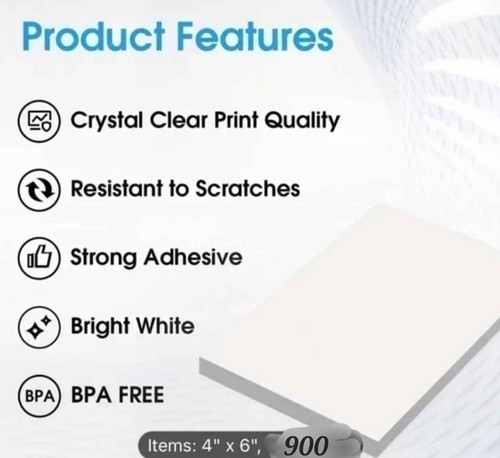 4"x6" Direct Thermal Shipping Labels for Zebra and Rollo Printers 900 Labels - Picture 2 of 2