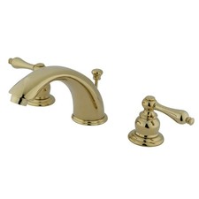 Kingston Brass KB972AL Victorian Widespread Lavatory Faucet w/Metal lever handle