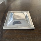 Pewter 5.5” Square Modern Candy Trinket Dish Bowl — photo 5