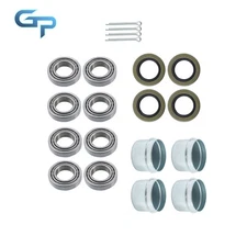 For 1-1/16" 2000 Lbs Trailer Bearing L44649/L44610 Trailer Axle 4