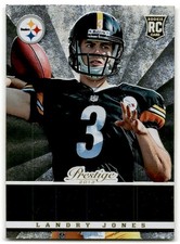 2013 Panini Prestige #28 Landry Jones Prestigious Picks Gold Pittsburgh Steelers