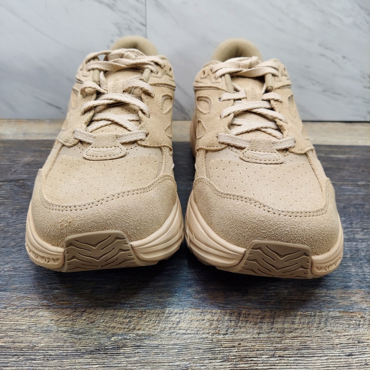 Hoka One One Clifton L Suede Shifting Sand Dune Running Shoes Men\'s Sz 8.5 - 10 HOKA ONE ONE Clifton L Suede | Shifting Sand/Dune | Canoe Club main image 3