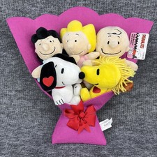 Peanuts Plush Bouquet - Charlie Brown, Snoopy, Woodstock More - New w/tags