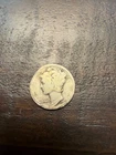 1940-P Mercury Dime 90% Silver US Philadelphia Mint.