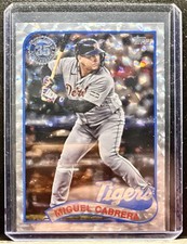 2024 Topps Series 1 Miguel Cabrera ‘89 Throwback Foilboard #89B-97