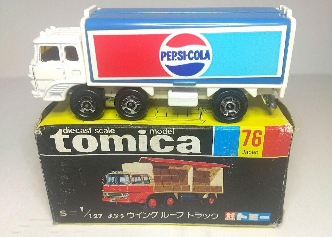 Tomica 76, Fuso Wing Roof Truck - Free Price Guide & Review