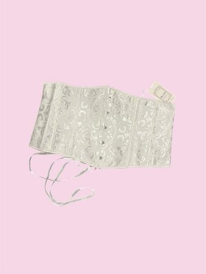 Coeur de Vague White Underbust Corset Size 6XL New With Tags