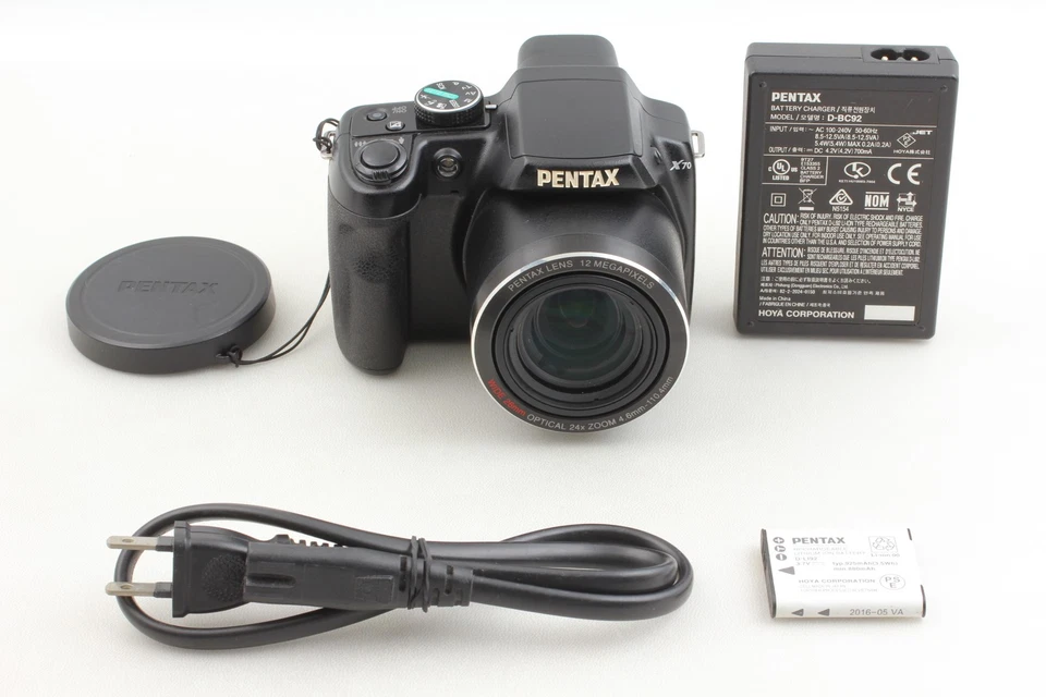 [Near MINT] PENTAX Pentax Optio X70 12.0MP Digital Compact 24X Camera FROM JAPAN - Image 2 of 4