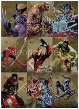 2023 Upper Deck Marvel Flair Rainbow Gold You...