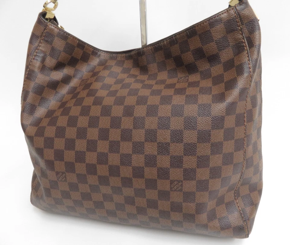 Autentica borsa a tracolla Louis Vuitton Damier Ebene Portobello GM F#48173 - Immagine 2 di 4