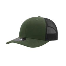 Decky Unisex 6 Panel Mid Profile Structured Cotton Blend Trucker Cap - 6021