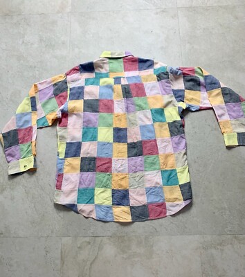【ヴィンテージ】90s Orvis ヘリボーンチェックシャツ XL 特別ファッション - 【ヴィンテージ】90s Orvis ヘリボーン