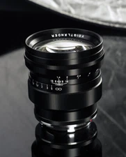 VOIGTLANDER USA WARRANTY NOKTON 75mm f1.5 BLACK for all Leica M  Free Shipping