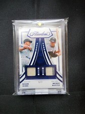 2022 Panini Flawless Mickey Mantle/Roger Maris /7 Game Used Jersey - Yankees