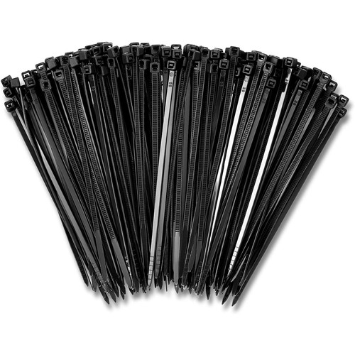 7.5" Black Zip Ties Cable Nylon Wrap 50 lbs Tensile Strength (1000 Pack) - Picture 2 of 5