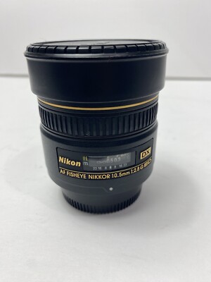 Nikon AF DX FISHEYE-NIKKOR 10.5MM F/2.8G ED Excellent | eBay