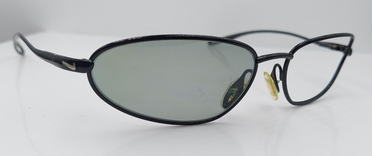 Nike EV0078 Gray Oval Metal Sunglasses Italy FRAMES ONLY | eBay
