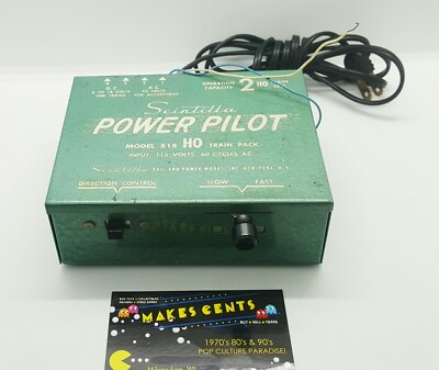 VINTAGE WORKING SCINTILLA POWER PILOT HO TRAIN PACK MODEL 818 