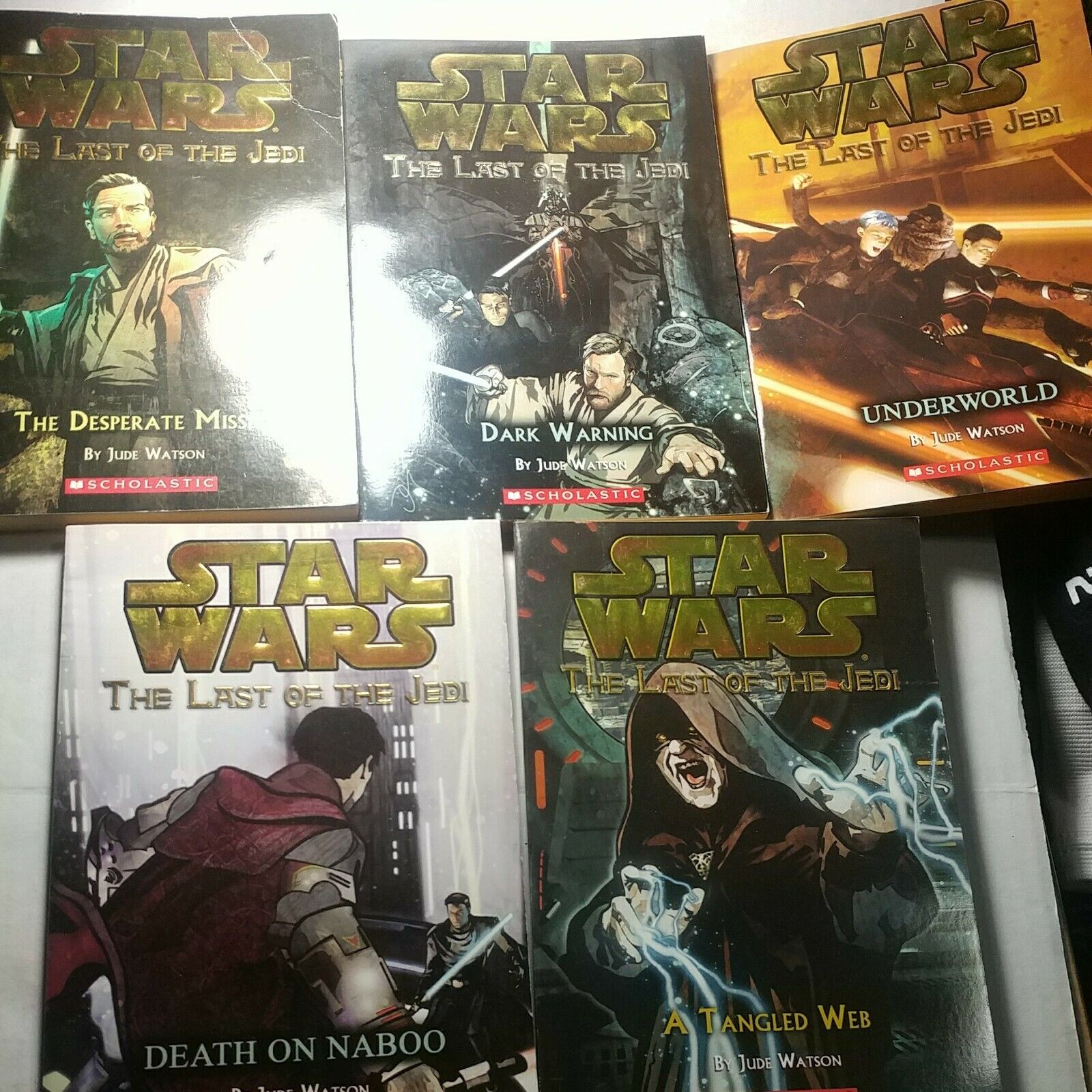 Star Wars Last Of The Jedi 1-6 Jude Watson Paperback Book Lot Scholastic