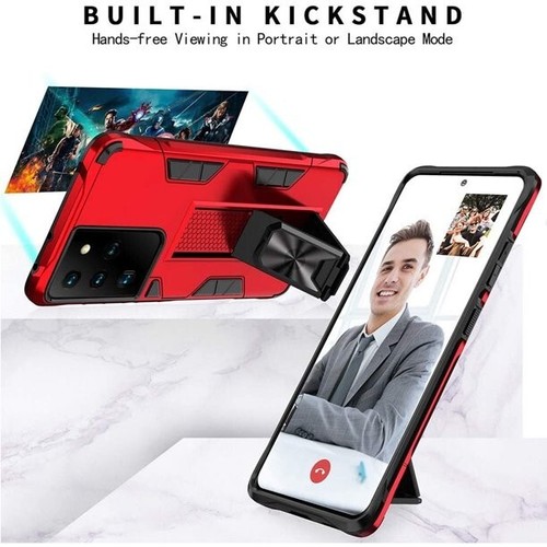 Samsung Galaxy S21 Ultra 5G Case 6.8 Inch Shockproof Ring Kickstand Protective - Zdjęcie 2 z 12