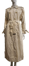 Vintage Burberry Kensington Long Trench Coat Uk 10 (very Generous)
