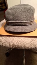 Kangol Mens Classic Wool Player Trilby Fedora / Band grey Size Medium vintage